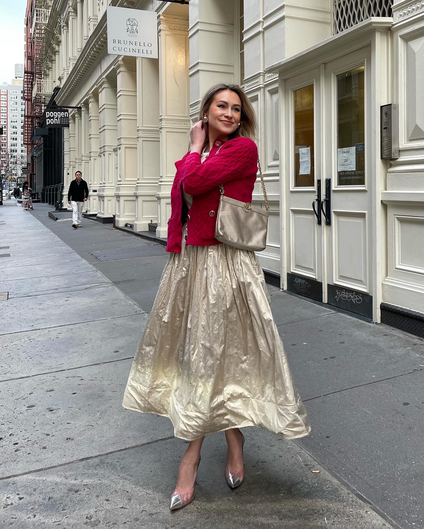 Upcycled Vintage Jessica McClintok dress (Size S) - Image 3