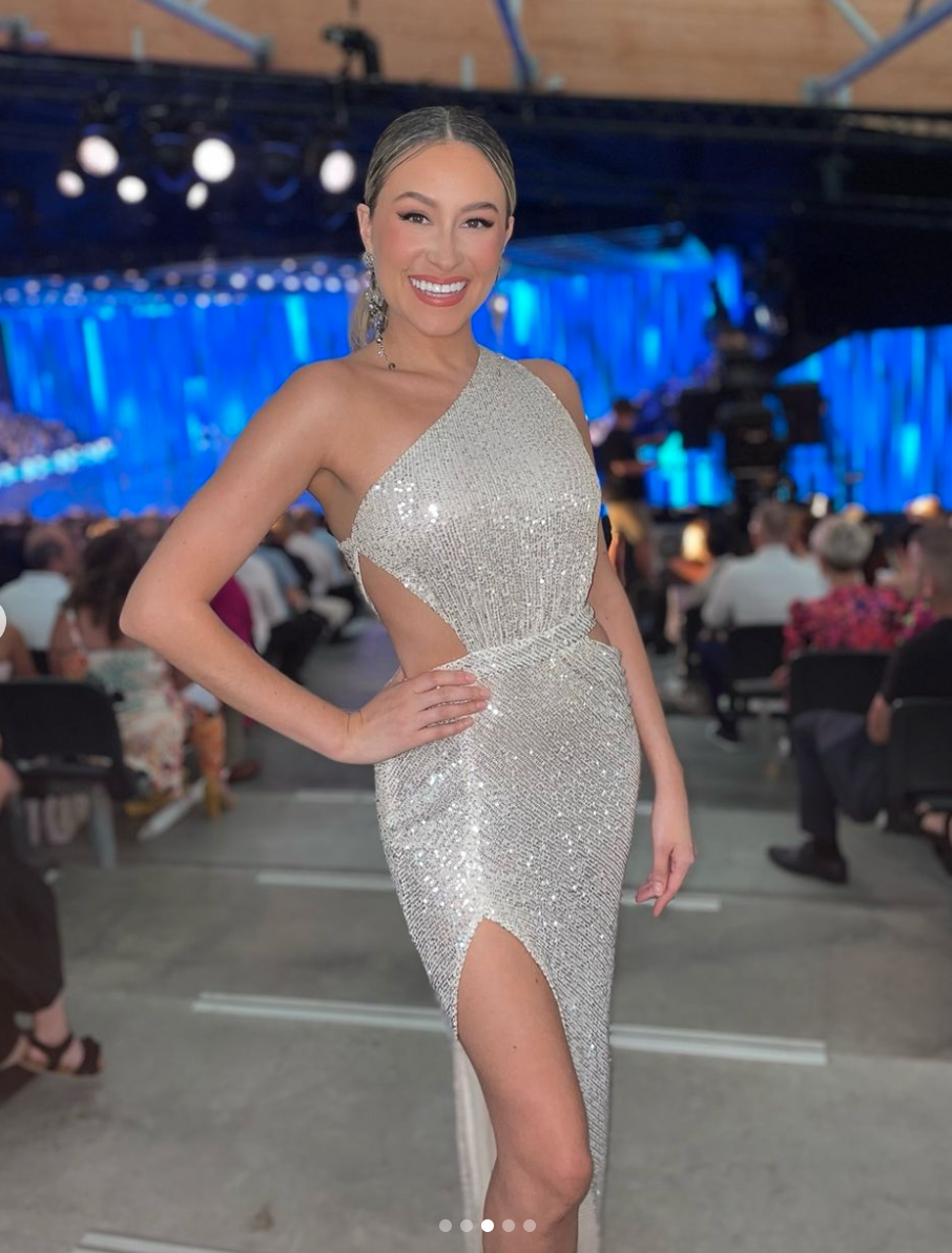 Sequin cutout dress (Size S) - Image 3